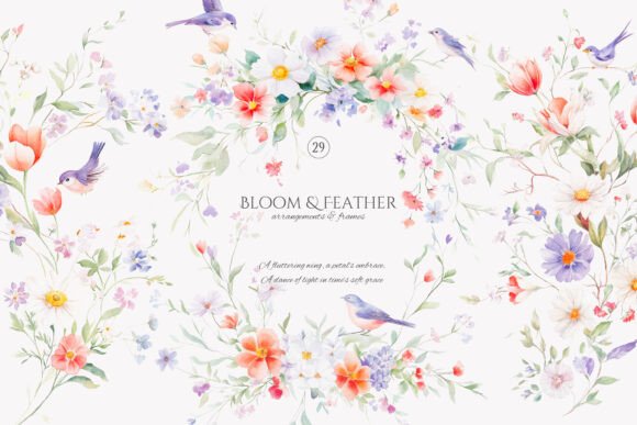 Download Watercolor Botanical Clipart Set - Watercolor Collection