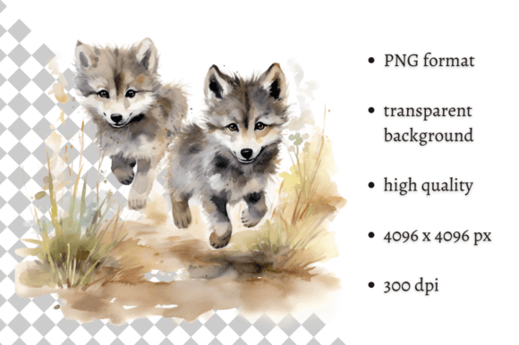 Download Watercolor Wolf Illustration - Watercolor Collection