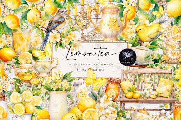 Download Lemon Tea Clipart Watercolor - Watercolor Collection