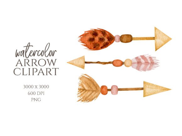Download Watercolor Tribal Arrow Clipart - Watercolor Collection