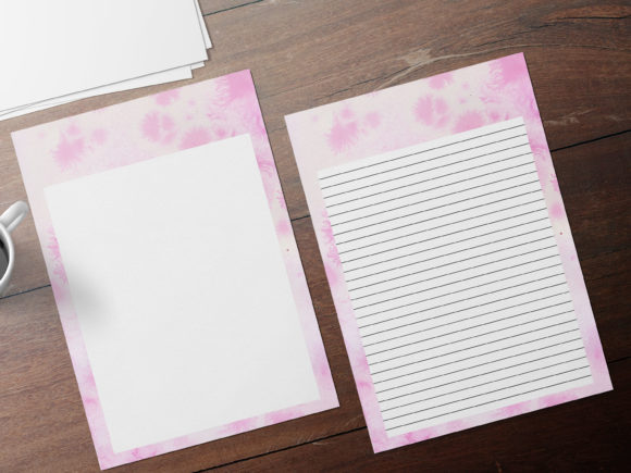 Download Pink Watercolor Stationary Sheet - Watercolor Collection