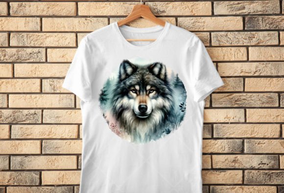 Download Watercolor Art Wolf PNG for Tumbler - Watercolor Collection