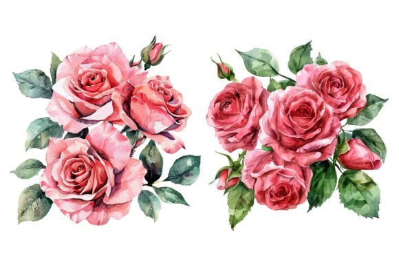 Download Romantic Watercolor Flowers - Flowers Collection
