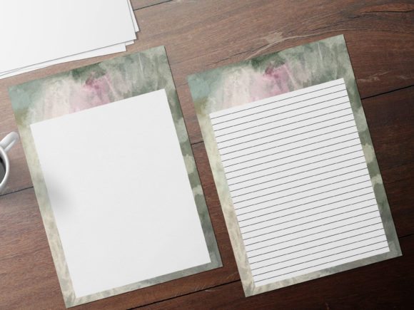 Download Black &amp; Pink Watercolor Stationary - Watercolor Collection