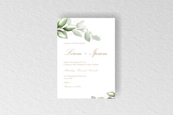 Download Elegant Watercolor Floral Wedding Design - Watercolor Collection