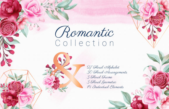 Download Romantic Watercolor Flowers Collection - Flowers Collection