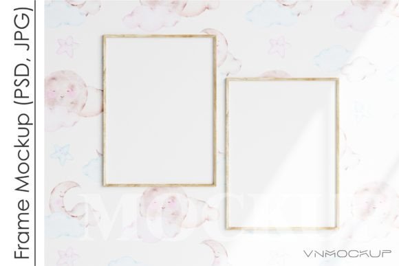 Download Nursery Frame Mockup, Modern Kid's Room - Nursery frame mockup Collection