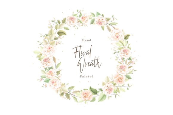 Download Watercolor Rose Wreath Design - Watercolor Collection