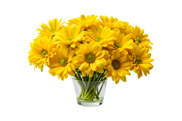 Download Spring Brunch Yellow Flowers Clipart 3D - Flowers Collection