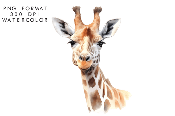 Download Watercolor Giraffe Clipart - Watercolor Collection