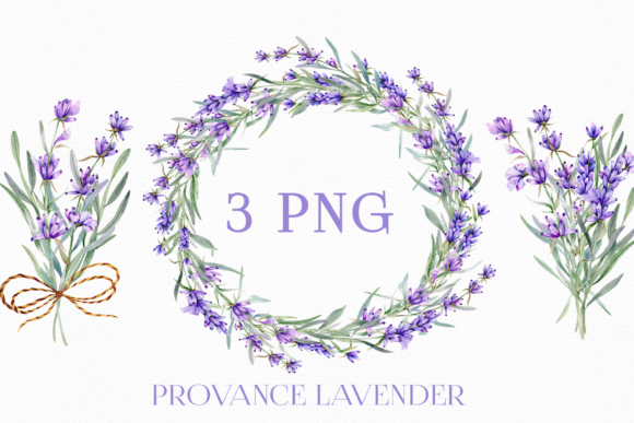 Download LAVENDER WATERCOLOR CLIPART - Watercolor Collection