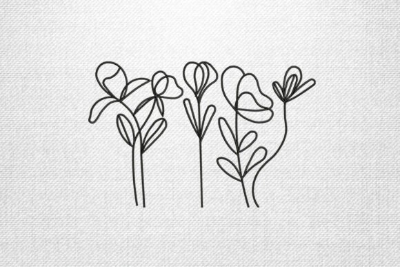 Download Minimal Line Flowers - Flowers Collection