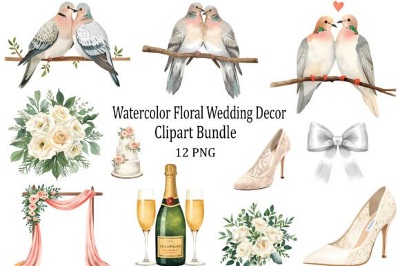 Download Watercolor Floral Wedding Decor - Watercolor Collection