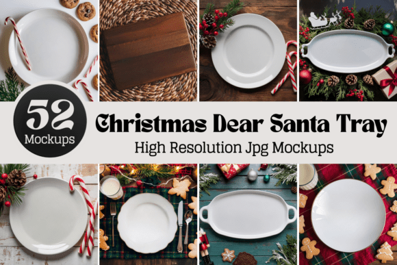 Download Christmas Dear Santa Tray Mockup - Premium Resources