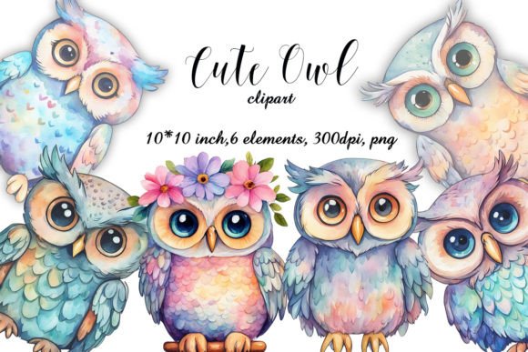 Download Watercolor Owl Clipart, Owl Clipart, PNG - Watercolor Collection