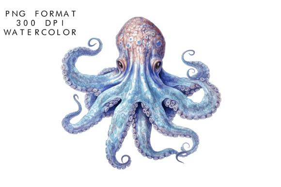 Download Watercolor Octopus Sublimation - Watercolor Collection