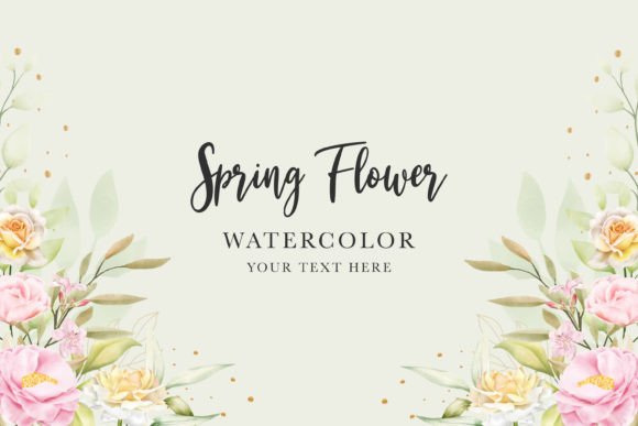 Download Watercolor Rose Background Design - Watercolor Collection