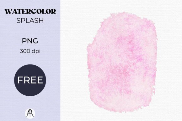 Download Free Pink Watercolor Splash PNG - Watercolor Collection