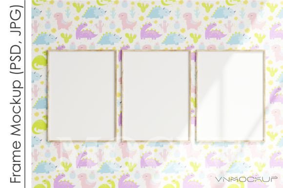 Download Nursery Frame Mockup, Modern Kid's Room - Premium Resources